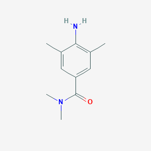 molecular formula C11H16N2O B8701513 4-amino-N,N,3,5-tetramethylbenzamide 