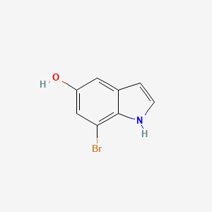 molecular formula C8H6BrNO B8701584 7-bromo-5-hydroxy-1H-indole 