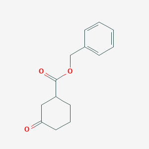 molecular formula C14H16O3 B8701625 Benzyl 3-oxocyclohexanecarboxylate 