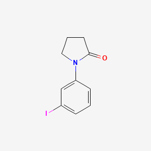 molecular formula C10H10INO B8701684 1-(3-iodophenyl)-2-Pyrrolidinone 