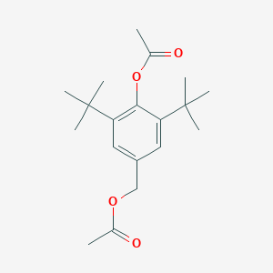 B087017 2-Acetoxy-5-acetoxymethyl-1,3-di-tert-butylbenzene CAS No. 13154-59-1