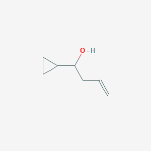 molecular formula C7H12O B8701710 1-Cyclopropylbut-3-en-1-ol 