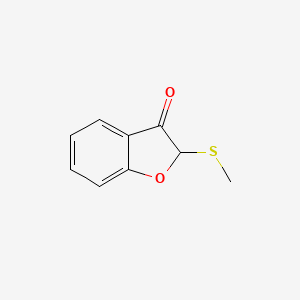 molecular formula C9H8O2S B8701769 3(2H)-Benzofuranone, 2-(methylthio)- CAS No. 51175-49-6