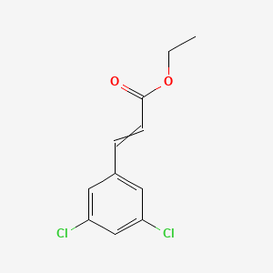 molecular formula C11H10Cl2O2 B8701794 Ethyl 3-(3,5-dichlorophenyl)prop-2-enoate CAS No. 103860-22-6