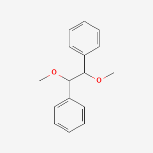 molecular formula C16H18O2 B8701802 1,1'-(1,2-Dimethoxyethane-1,2-diyl)dibenzene CAS No. 3962-43-4