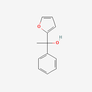molecular formula C12H12O2 B8701808 alpha-(2-Furyl)-alpha-methylbenzenemethanol 