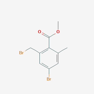 molecular formula C10H10Br2O2 B8701811 Methyl 4-bromo-2-(bromoMethyl)-6-Methylbenzoate 