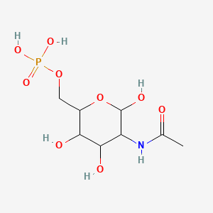 molecular formula C8H16NO9P B8701824 (5-Acetamido-3,4,6-trihydroxyoxan-2-yl)methyl dihydrogen phosphate 