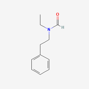 molecular formula C11H15NO B8701853 N-Ethyl-N-phenethylformamide CAS No. 144222-35-5