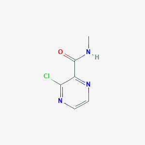 molecular formula C6H6ClN3O B8701878 3-Chloro-pyrazine-2-carboxylic acid methylamide 