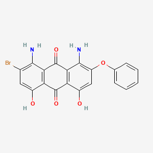 1,8-Diamino-2-bromo-4,5-dihydroxy-7-phenoxyanthracene-9,10-dione
