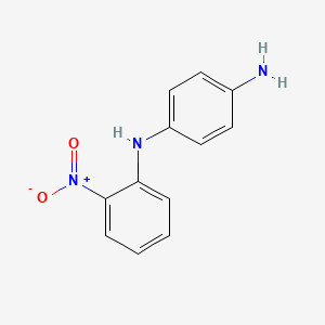 molecular formula C12H11N3O2 B8701909 N~1~-(2-Nitrophenyl)benzene-1,4-diamine CAS No. 31067-22-8