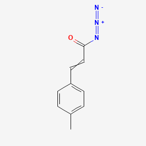 molecular formula C10H9N3O B8702006 3-p-Tolyl-acryloyl azide 