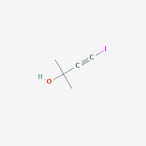 molecular formula C5H7IO B8702045 3-Butyn-2-ol, 4-iodo-2-methyl- CAS No. 20483-76-5