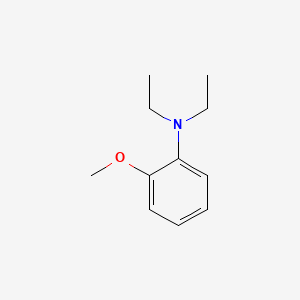 molecular formula C11H17NO B8702110 Benzenamine, N,N-diethyl-2-methoxy- CAS No. 64346-70-9