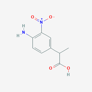 molecular formula C9H10N2O4 B8702112 4-amino-3-nitrophenylPropanoic acid 