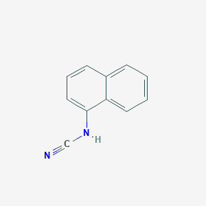 molecular formula C11H8N2 B8702117 1-Naphthylcyanamide 