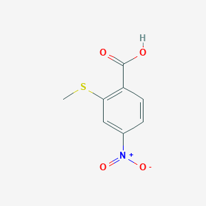 molecular formula C8H7NO4S B8702134 2-(Methylthio)-4-nitrobenzoic acid CAS No. 2597-55-9
