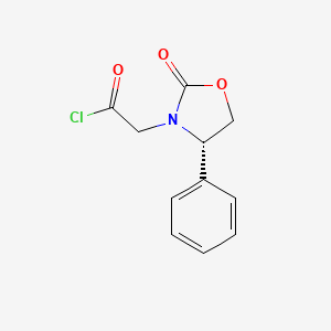 (4(S)-phenyloxazolidin-2-on-3-yl)acetyl Chloride