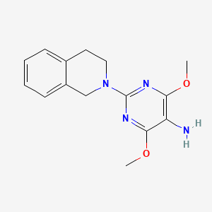 2-(3,4-dihydroisoquinolin-2(1H)-yl)-4,6-dimethoxypyrimidin-5-amine