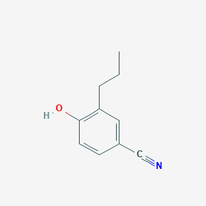 molecular formula C10H11NO B8702329 4-hydroxy-3-propylBenzonitrile 