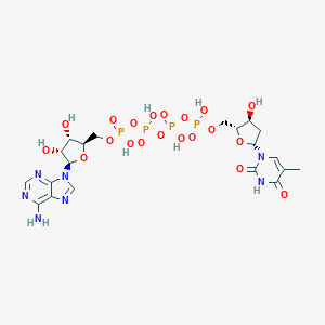 B087024 P(1)-(Adenosine-5')-P(5)-(thymidine-5')-pentaphosphate CAS No. 13457-68-6