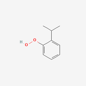 molecular formula C9H12O2 B8702412 1-Hydroperoxy-2-propan-2-ylbenzene CAS No. 61638-02-6