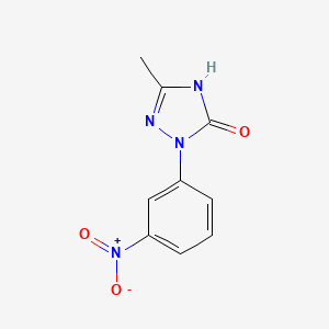 5-Methyl-2-(3-nitrophenyl)-1,2-dihydro-3H-1,2,4-triazol-3-one