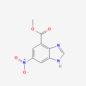 Methyl 6-nitro-1H-benzo[d]imidazole-4-carboxylate