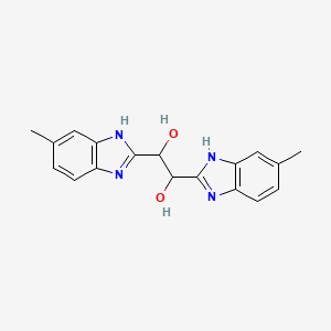 1,2-Bis-(5-methyl-1H-benzoimidazol-2-yl)-ethane-1,2-diol