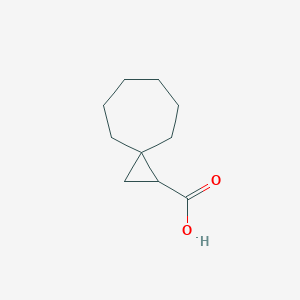 molecular formula C10H16O2 B8702456 Spiro[2.6]nonane-1-carboxylic Acid 