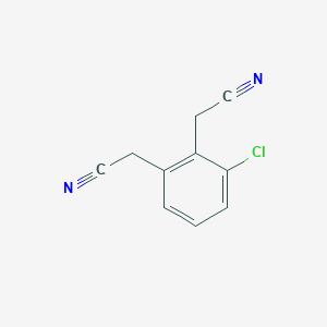 molecular formula C10H7ClN2 B8702478 2,2'-(3-Chloro-1,2-phenylene)diacetonitrile 