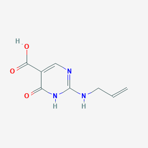 molecular formula C8H9N3O3 B8702538 2-Allylamino-4-hydroxypyrimidine-5-carboxylic acid 