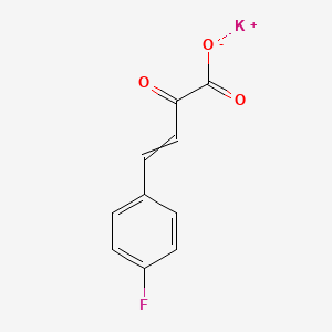 molecular formula C10H6FKO3 B8702543 Potassium 4-(4-fluorophenyl)-2-oxo-3-butenoate 