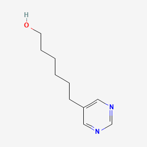 6-(Pyrimidin-5-YL)hexan-1-OL