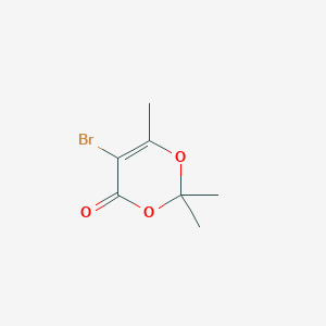 4H-1,3-Dioxin-4-one, 5-bromo-2,2,6-trimethyl-