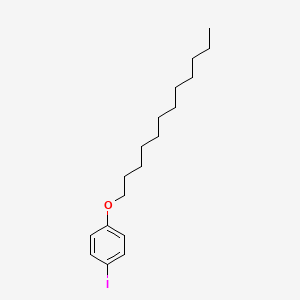 molecular formula C18H29IO B8702680 Benzene, 1-(dodecyloxy)-4-iodo- CAS No. 116223-59-7