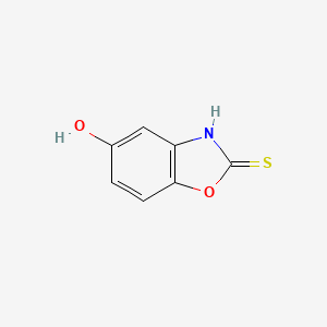 molecular formula C7H5NO2S B8702702 2-Sulfanyl-1,3-benzoxazol-5-ol 