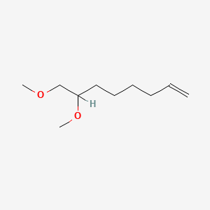 molecular formula C10H20O2 B8702752 7,8-Dimethoxyoct-1-ene CAS No. 93840-75-6