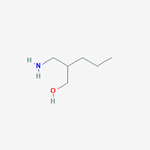 molecular formula C6H15NO B8702766 2-(Aminomethyl)pentan-1-ol 
