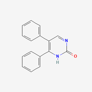 molecular formula C16H12N2O B8702783 5,6-Diphenyl-2-pyrimidinol 