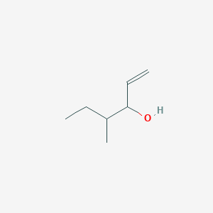 molecular formula C7H14O B8702819 1-Hexen-3-ol, 4-methyl- CAS No. 52093-36-4