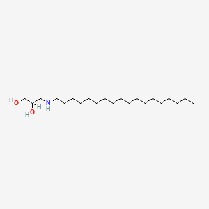 molecular formula C21H45NO2 B8702874 3-(Octadecylamino)propane-1,2-diol CAS No. 28900-95-0