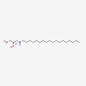 3-(Octadecylamino)propane-1,2-diol