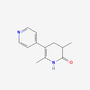 molecular formula C12H14N2O B8702880 2,5-Dimethyl-4,5-dihydro[3,4'-bipyridin]-6(1H)-one CAS No. 89733-50-6