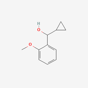 molecular formula C11H14O2 B8702892 (Cyclopropyl) (2-methoxyphenyl)methanol 