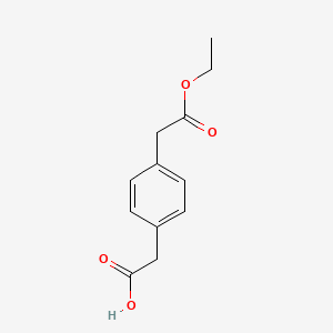 molecular formula C12H14O4 B8702922 [4-(2-ethoxy-2-oxoethyl)phenyl]acetic Acid 