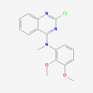 molecular formula C17H16ClN3O2 B8702943 2-Chloro-N-(2,3-dimethoxyphenyl)-N-methylquinazolin-4-amine CAS No. 827030-68-2