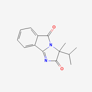 molecular formula C14H14N2O2 B8702944 3-isopropyl-3-methyl-3H-imidazo[2,1-a]isoindole-2,5-dione 