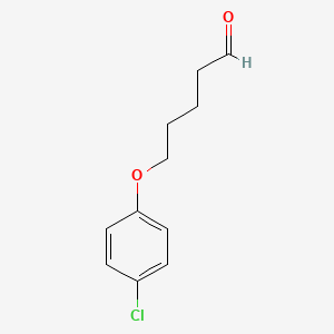 molecular formula C11H13ClO2 B8703062 5-(4-Chlorophenoxy)pentanal CAS No. 118671-78-6